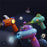 Cartoon Astronaut Space Gun Toy Plastic Projecting Pistol Kids Game Toy - 09-Astronaut and Rocket - 7