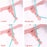 40 Needles Handmade Knitting Machine Round Weaving Loom  DIY Scarf Hat Sock Glove Kids Toy - Light Pink - 6