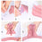 40 Needles Handmade Knitting Machine Round Weaving Loom  DIY Scarf Hat Sock Glove Kids Toy - Light Pink - 7