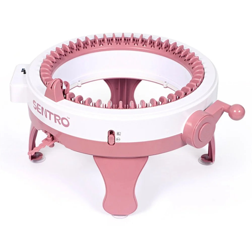 48 Needles Knitting Machine for Adults  /  Kids DIY Knit Scarf Hat Smart Weave Knitting Round Loom Knitting Machines - 2
