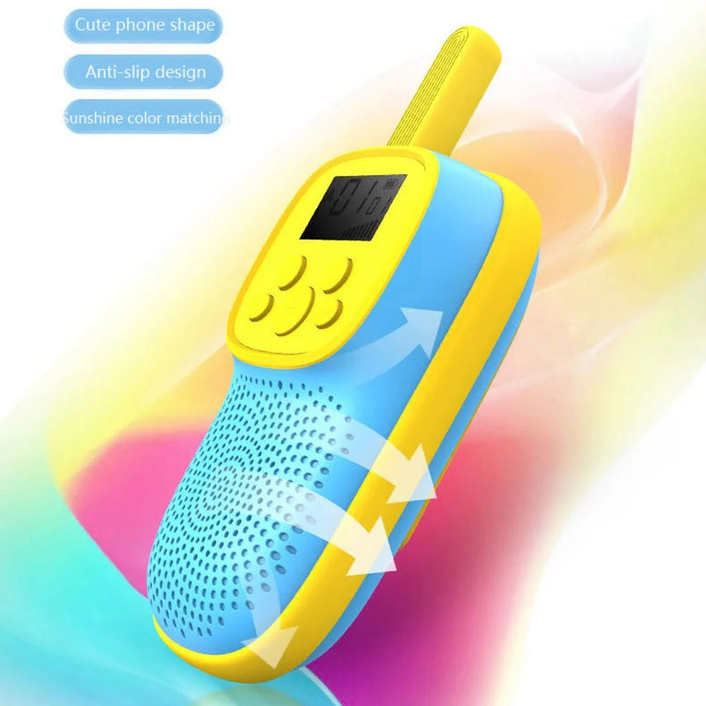 Bulk Purchasing D21 Cartoon Kids Walkie Talkies Parent-Child Interaction Wireless Handheld Interphone - Blue - 2