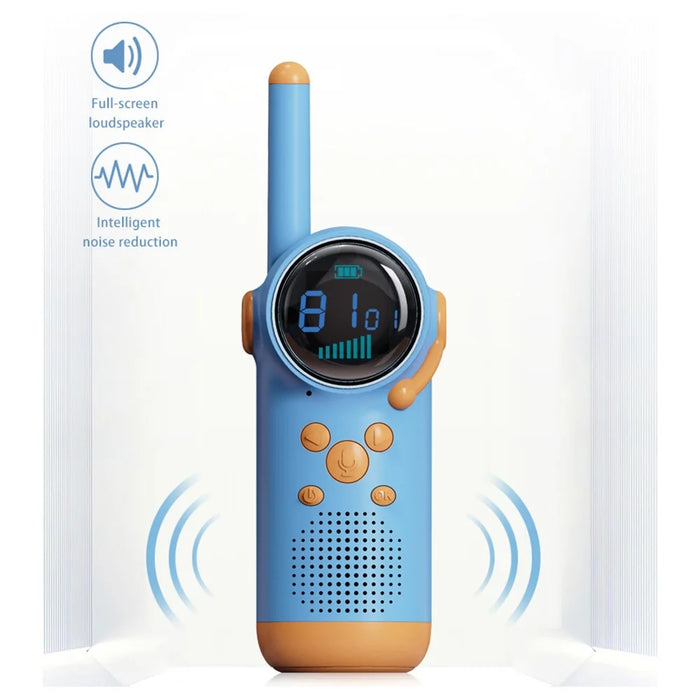 D22 1Pair Intelligent Children Digital Walkie Talkies Portable Wireless Intercom with Flashlight - 7