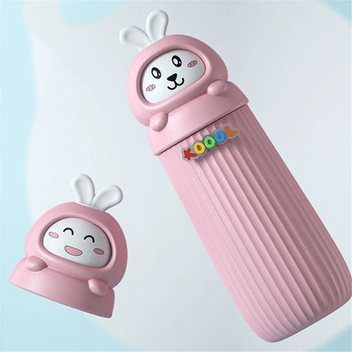 KOOOL K40 Cute Cartoon Decor Desk Pen Holder EVA+PVC Pencil Storage Case Desktop Decor Organizer for Office, Home - Pink - 2