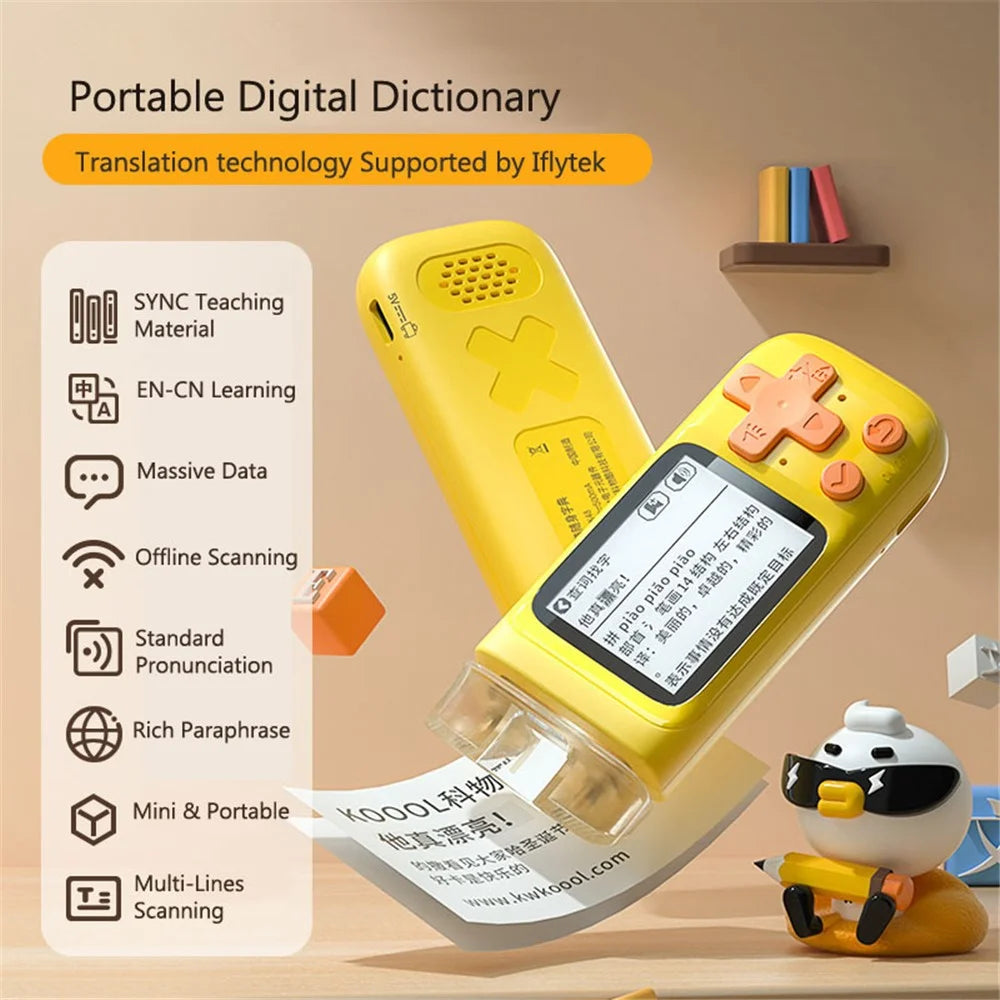 KOOOL K48 Portable Digital Dictionary for Children Student Chinese-English Translator Learning Device - 3
