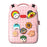 KOOOL K16 Cartoon Cool Boys Girls Backpack EVA+PVC Kids School Bag with DIY Pattern Patch  - Pink - 2