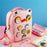 KOOOL K16 Cartoon Cool Boys Girls Backpack EVA+PVC Kids School Bag with DIY Pattern Patch  - Pink - 3