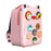 KOOOL K16 Cartoon Cool Boys Girls Backpack EVA+PVC Kids School Bag with DIY Pattern Patch  - Pink - 7
