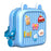 KOOOL K32 Luggage Case Design Kids Crossbody Bag EVA+PVC Cartoon Shoulder Bag with DIY Pattern Patch - Blue - 2