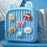 KOOOL K32 Luggage Case Design Kids Crossbody Bag EVA+PVC Cartoon Shoulder Bag with DIY Pattern Patch - Blue - 4