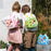 KOOOL K32 Luggage Case Design Kids Crossbody Bag EVA+PVC Cartoon Shoulder Bag with DIY Pattern Patch - Blue - 7