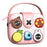 KOOOL K11 Cartoon Kids Handbag EVA+PVC Crossbody Shoulder Bag with DIY Pattern Patch - Pink - 1