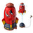 FANDILE Water Rocket Launcher Sprinkler for Kids Toddler Outdoor Play Yard Sprinkler Splashing Fun Toy Gift - Red - 1