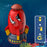 FANDILE Water Rocket Launcher Sprinkler for Kids Toddler Outdoor Play Yard Sprinkler Splashing Fun Toy Gift - Red - 6