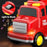 Toddlers Trucks Ambulances Helicopters Friction Power Vehicles Cars Gifts (Dual Layers) - Red - 3