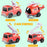 Toddlers Trucks Ambulances Helicopters Friction Power Vehicles Cars Gifts (Dual Layers) - Red - 5