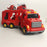 Toddlers Trucks Ambulances Helicopters Friction Power Vehicles Cars Gifts (Dual Layers) - Red - 7