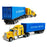 Aluminum Alloy + Plastic Simulation Container Truck Children Engineering Vehicle Toy Gift - 1