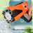 5474-1 36Pcs / Box Electric Bubble Gun Hand-held Soap Bubbles Generator Kids Toy with Light - Orange - 2