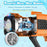 5474-1 36Pcs / Box Electric Bubble Gun Hand-held Soap Bubbles Generator Kids Toy with Light - Orange - 3
