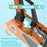 5474-1 36Pcs / Box Electric Bubble Gun Hand-held Soap Bubbles Generator Kids Toy with Light - Orange - 4