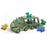 Sound Light Design Kids Dinosaur Shape Car Toy Gifts Set Vehicle Playset Push to Slide - 3
