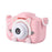 X5S Cartoon Cat 2.0-inch IPS Screen Kids Camera Rechargeable Dual Lens HD Camera Toy - Pink - 1