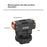 VRIG Magnetic Mount Base for DJI Osmo Action 5 Pro/4/3 160 Degree Tilt Angle Quick Release Cold Shoe Camera Accessory - 5