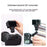 VRIG Magnetic Mount Base for DJI Osmo Action 5 Pro/4/3 160 Degree Tilt Angle Quick Release Cold Shoe Camera Accessory - 6