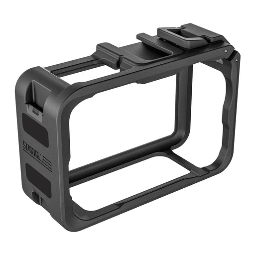 STARTRC For DJI Osmo Action 6 Multi-functional Expansion Protective Frame Vertical Horizontal Shooting Plastic Cage - Black - 1