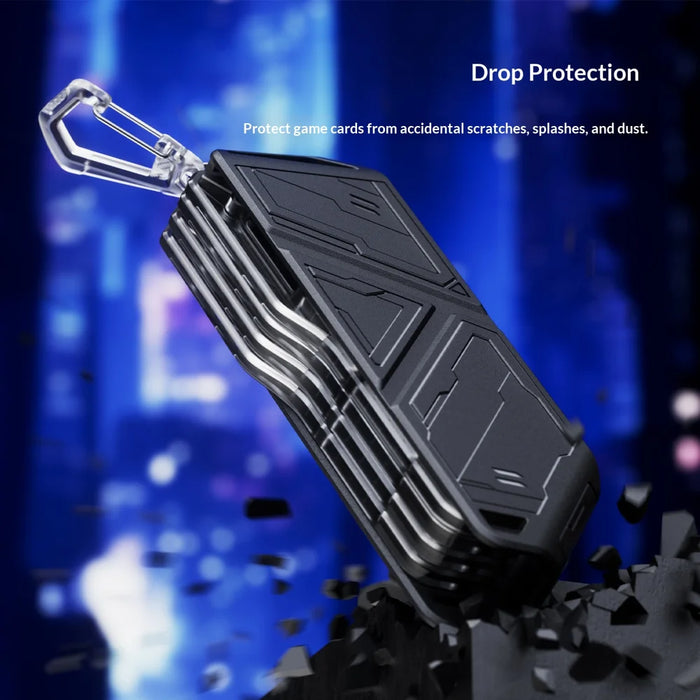 Game Card Case for Nintendo Switch 2 / OLED / Lite 12-Slot Hard PC Dustproof Storage Box with Hook - Transparent - 7