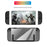 For Nintendo Switch 2 Protective Cover Diamond Pattern Crystal Clear TPU + PC 3 in 1 Split Case - Transparent - 3
