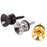 Copper Guitar Strap Lock Nail Belt Lock Button Musical Instruments Anti-slip Belt Locks Nails - Black - 3