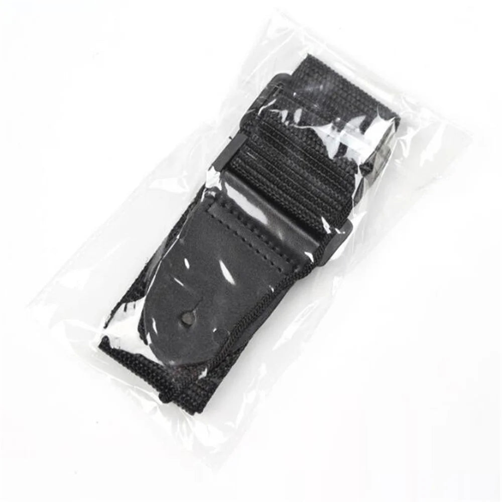 Universal Adjustable Guitar Strap Belt with Leather Ends for Folk Wooden Classical Guitar Ukulele - 6