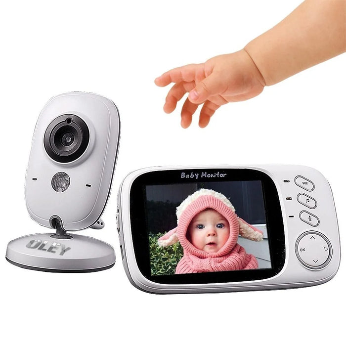 VB603 3.2-inch LCD Screen Wireless Digital Video Baby Monitor Night Vision Two-Way Talk Security Camera with Lullabies - EU Plug - 1