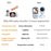 VB603 3.2-inch LCD Screen Wireless Digital Video Baby Monitor Night Vision Two-Way Talk Security Camera with Lullabies - EU Plug - 2