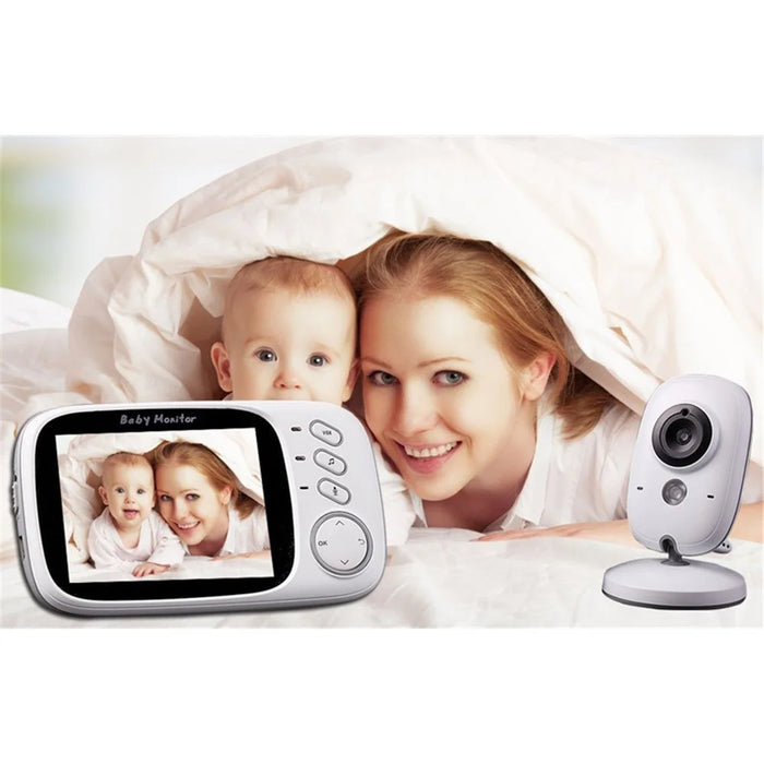 VB603 3.2-inch LCD Screen Wireless Digital Video Baby Monitor Night Vision Two-Way Talk Security Camera with Lullabies - EU Plug - 6