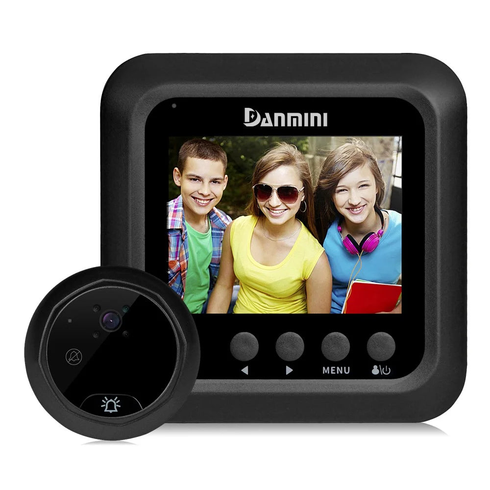 W5 2.4-inch Peephole Viewer Camera Door Eye No Disturb Doorbell Door Bell Home Security - 2