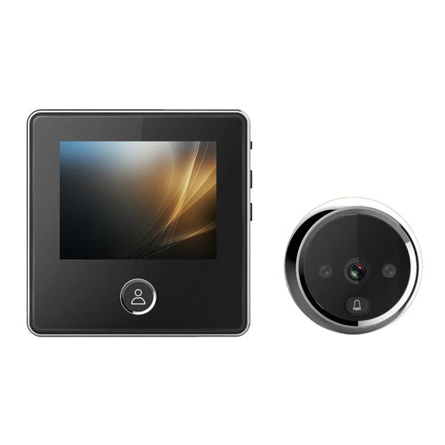 DD2 Electronic Door Bell Viewer Night Vision Door Peephole Camera Photo Video Recording - 1
