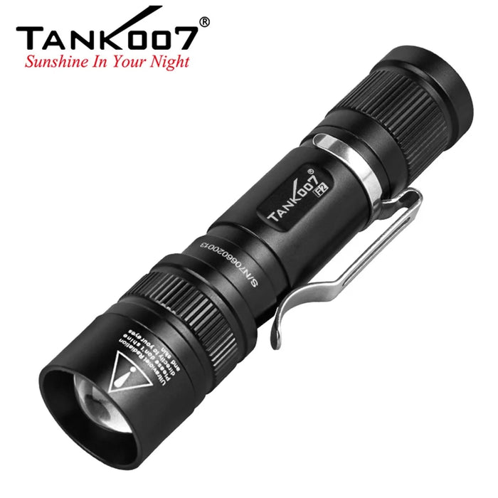 TANK007 Two Models White light LED and UV LED IPX-7 Waterproof Indoor Outdoor LED Flashlight - 1
