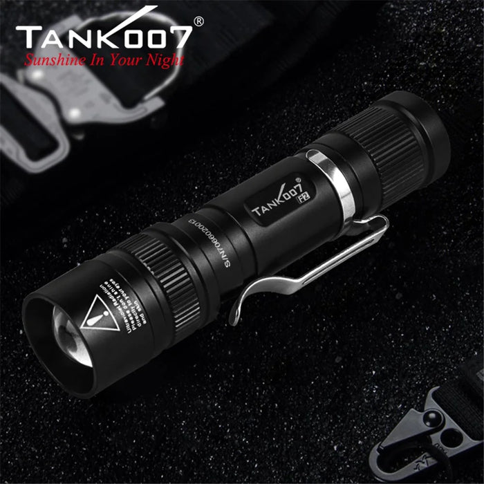 TANK007 Two Models White light LED and UV LED IPX-7 Waterproof Indoor Outdoor LED Flashlight - 5