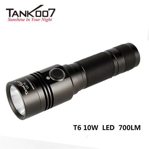 TANK007 UC16 700 Lumens USB Rechargeable Flashlight Portable Camping Torch - 1