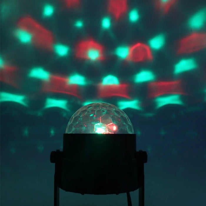 YOUOKLIGHT 7 Light Molds LED RGB Rotating DJ Disco Party Ball Light - EU Plug - 4