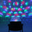 YOUOKLIGHT 7 Light Molds LED RGB Rotating DJ Disco Party Ball Light - EU Plug - 5