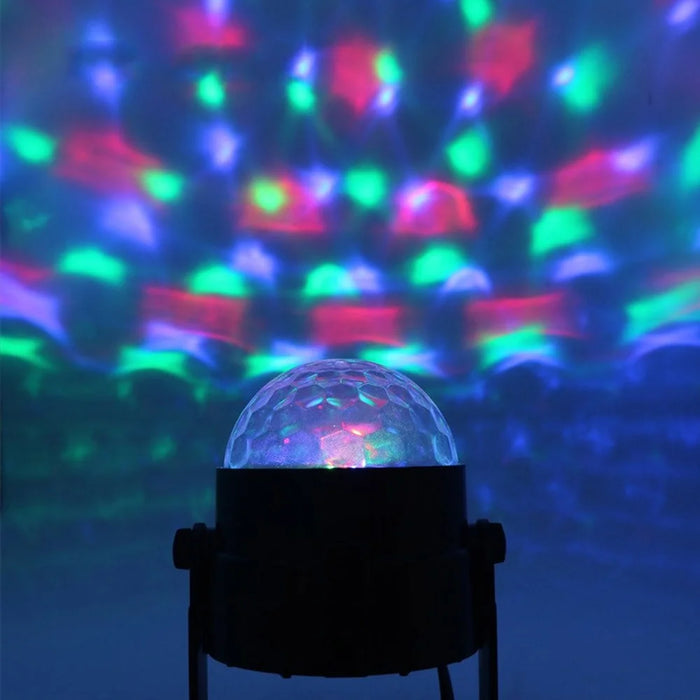 YOUOKLIGHT 7 Light Molds LED RGB Rotating DJ Disco Party Ball Light - EU Plug - 5