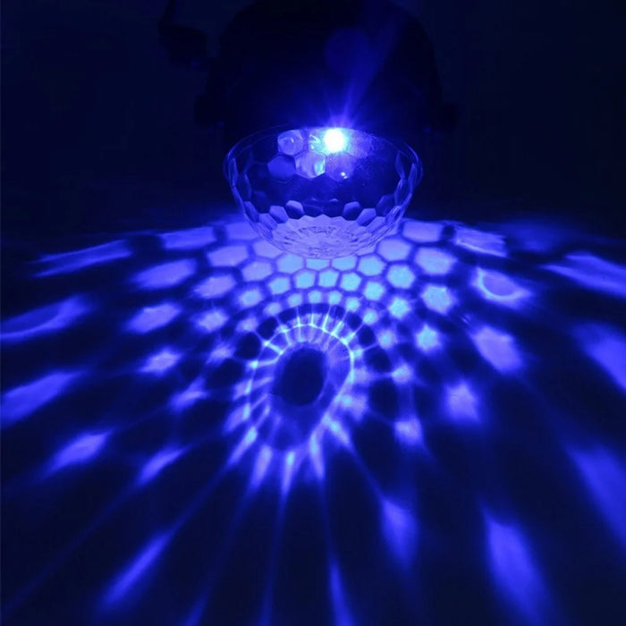 YOUOKLIGHT 7 Light Molds LED RGB Rotating DJ Disco Party Ball Light - EU Plug - 6