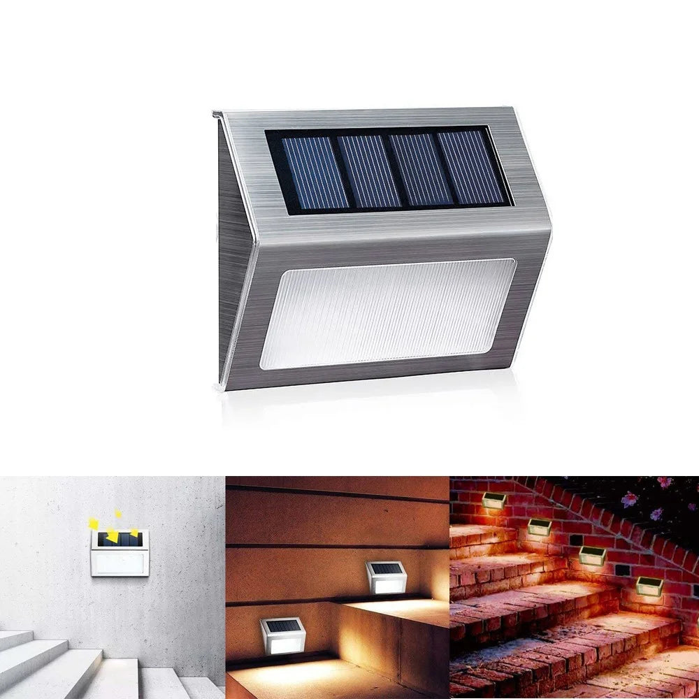 2Pcs/Set YOUOKLIGHT YK6411 White LED Solar Stairs Light - 1