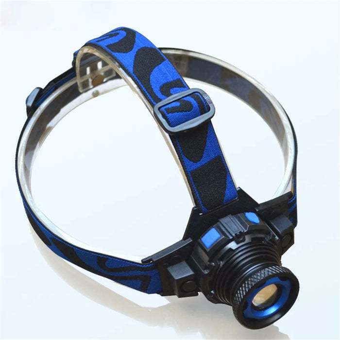 K16Q5 T6 Headlights Headlamp Rechargeable Battery LED Head Lamp Bicycle Camping Hiking Light - 2