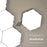 6Pcs/Pack Touch Induction Magnetic Light DIY Honeycomb Modular Wall Lamp Home Decor [Color Edition] - EU Plug - 2