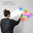 6Pcs/Pack Touch Induction Magnetic Light DIY Honeycomb Modular Wall Lamp Home Decor [Color Edition] - EU Plug - 4