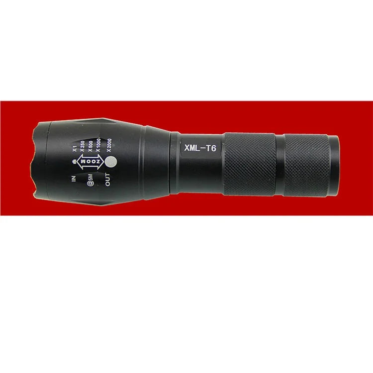XML-T6 Outdoor Flashlight Torch with Adjustable Focus Zoom, Handheld Flashlight Bright 900 Lumens Pocket Torch - 5
